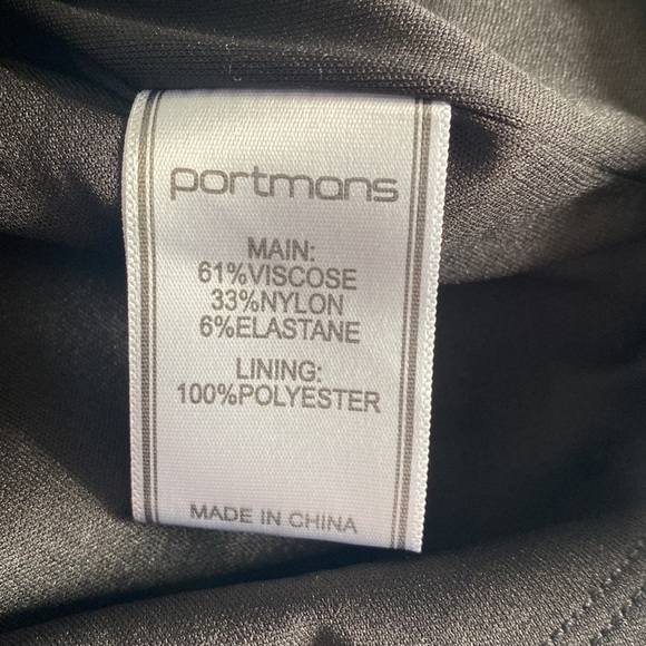 Portmans - Black “cold shoulder” dress - Size Small - Picture 6 of 6